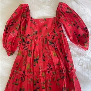 Cara Cara Botanical Print Mini Dress